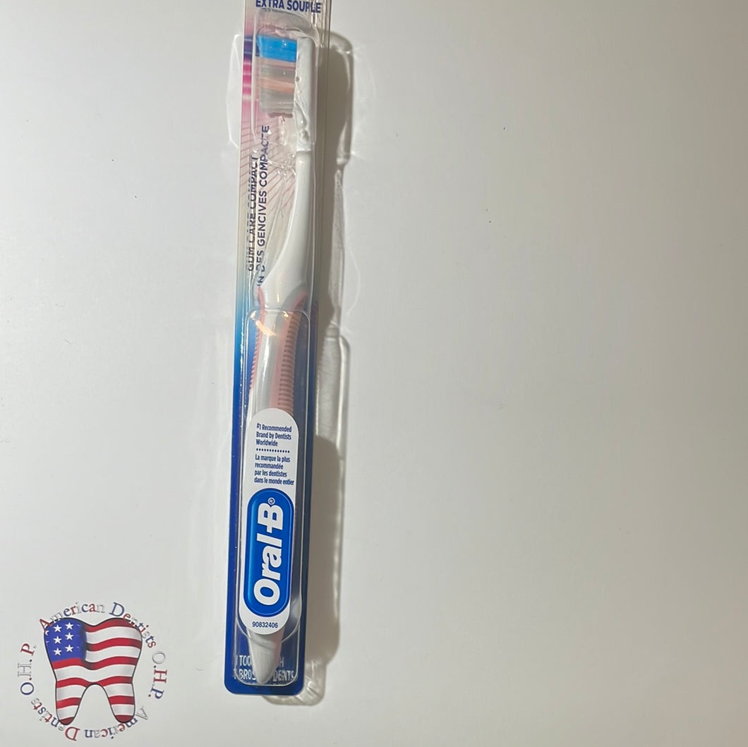 ORAL-B EXTRA SOFT GUM CARE COMPACT TOOTHBRUSH