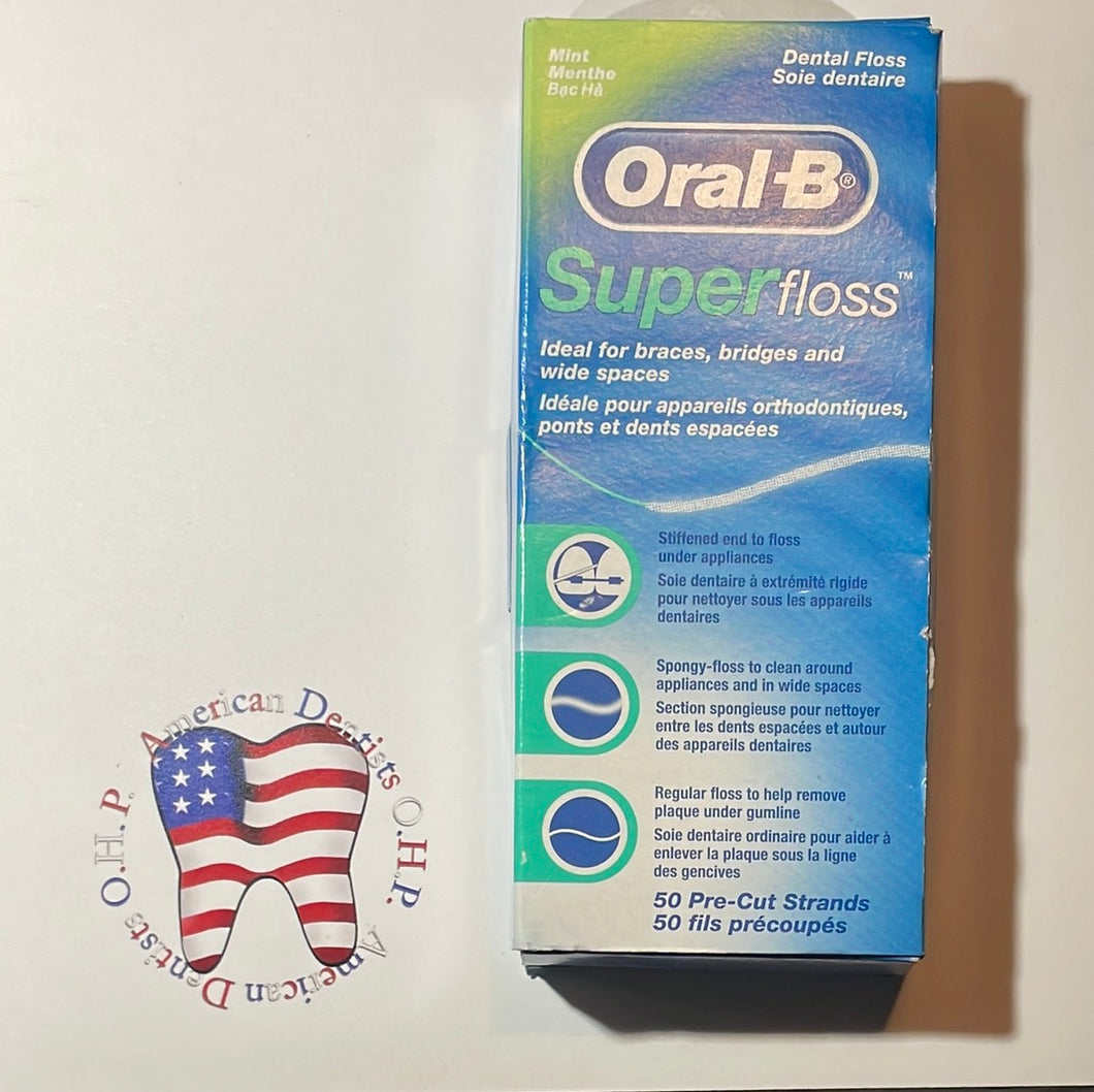 Oral-B Superfloss, Flossing, Cleaning Between