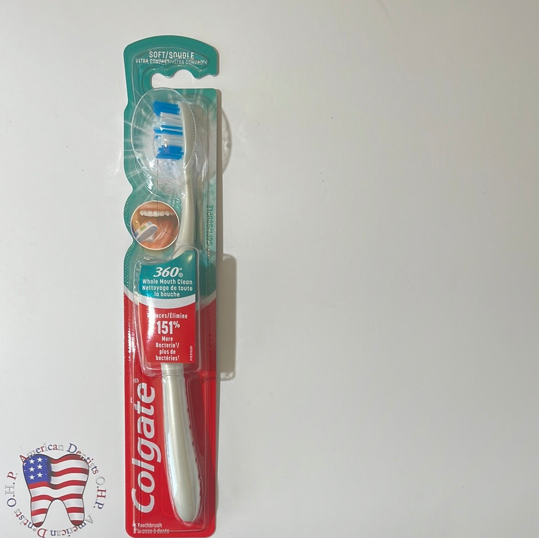 COLGATE 360 SOFT ULTRA COMPACT TOOTHBRUSH – AMERICAN DENTISTS O.H.P.